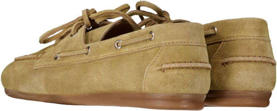 POSA Mocassins Dames Boat Loafer Maat: 40 Materiaal: Suède Kleur: Cognac