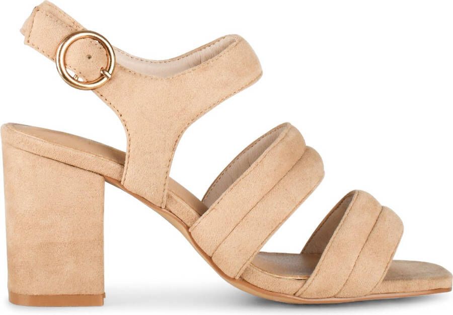 PS Poelman POSH by Poelman BO Dames Sandalen met hak Beige