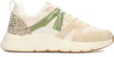 POSH by Poelman CAROCEL Dames Sneakers Beige Met Combinatie - Beige