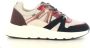 POSH by Poelman CAROCEL Dames Sneakers Beige Met Rood Combinatie - Thumbnail 6