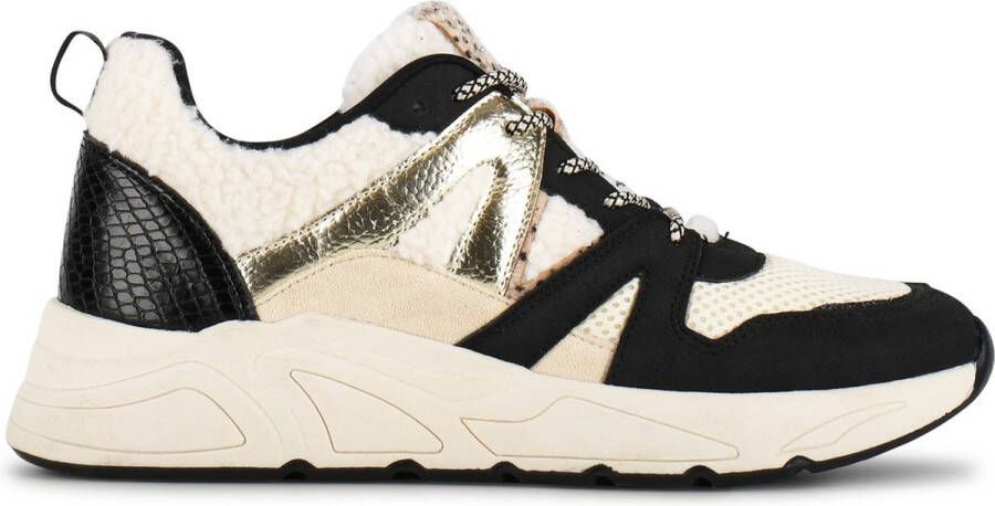 POSH by Poelman CAROCEL Dames Sneakers Zwart met combinatie - Foto 2