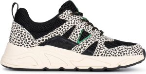 POSH by Poelman CAROCEL Dames Sneakers Zwart met combinatie