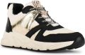 POSH by Poelman CAROCEL Dames Sneakers Zwart met combinatie - Zwart