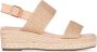 POSH by Poelman CETO Dames Plateau Sandalen Rose Goud - Thumbnail 5