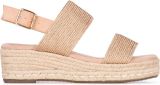 POSH by Poelman CETO Dames Plateau Sandalen Rose Goud - Roze