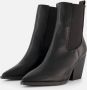 POSH by Poelman Chelsea boots met hak zwart Pu Dames - Thumbnail 1