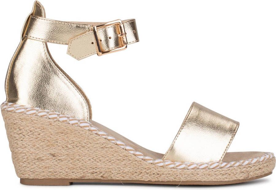 POSH by Poelman DADU Dames Sandalen Goud