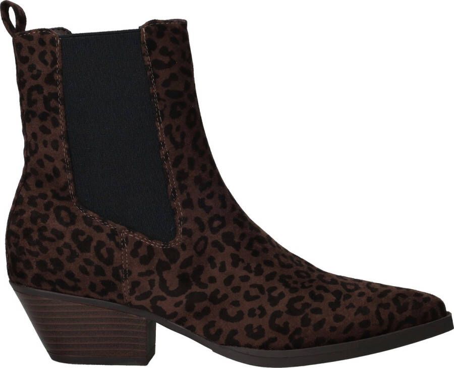 POSH by Poelman Enkellaarsjes Dames Bruin