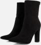 POSH by Poelman Enkellaarsjes zwart Textiel Dames - Thumbnail 1