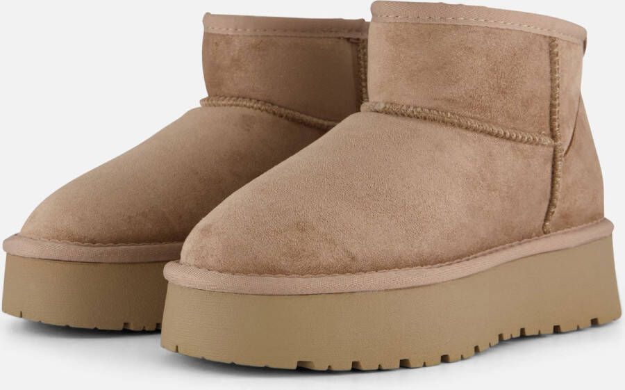 POSH by Poelman Gevoerde boots glitter beige Dames