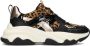 POSH by Poelman GIGI Dames Sneakers Bruin Met Dierenprint - Thumbnail 2