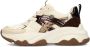 POSH by Poelman GIGI Dames Sneakers Bruin Met Beige - Thumbnail 2