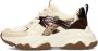 POSH by Poelman GIGI Dames Sneakers Bruin Met Beige - Thumbnail 2