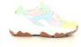POSH by Poelman Gigi chunky sneakers lichtgeel blauw roze - Thumbnail 2