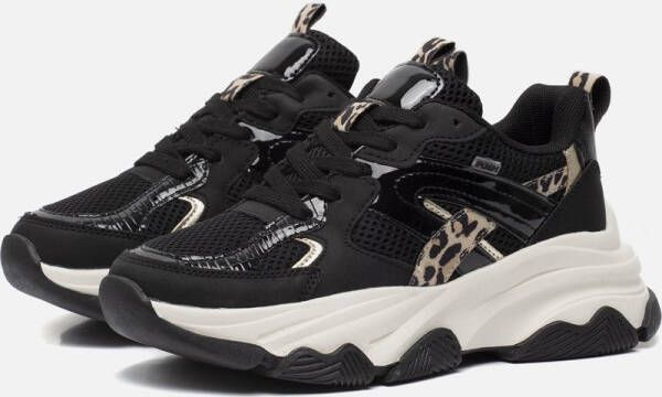 POSH by Poelman Gigi Sneakers zwart Synthetisch Dames
