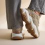 POSH by Poelman Glitter Sneakers beige Textiel Dames - Thumbnail 1
