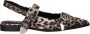 POSH by Poelman Julia slingback loafers met panterprint beige - Thumbnail 2