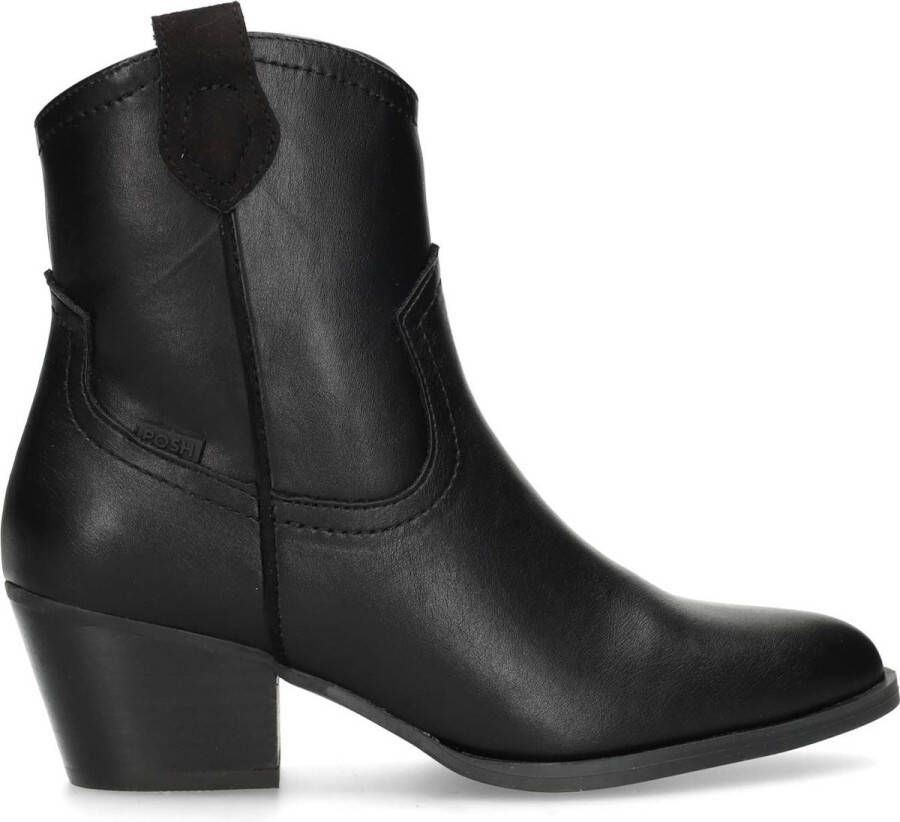 POSH by Poelman JESSIE Dames Enkellaarzen Zwart