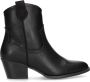 POSH by Poelman JESSIE Dames Enkellaarzen Zwart met slangenprint - Thumbnail 7