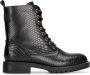 POSH by Poelman Kiek veterboots met slangenprint zwart - Thumbnail 7