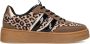 POSH by Poelman LILY Dames Sneakers Bruin Met Beige - Thumbnail 1