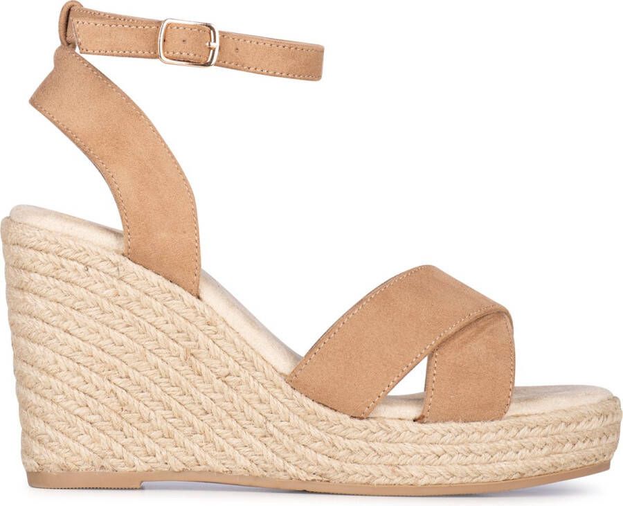 POSH by Poelman NOLA Sandalen Licht Bruin