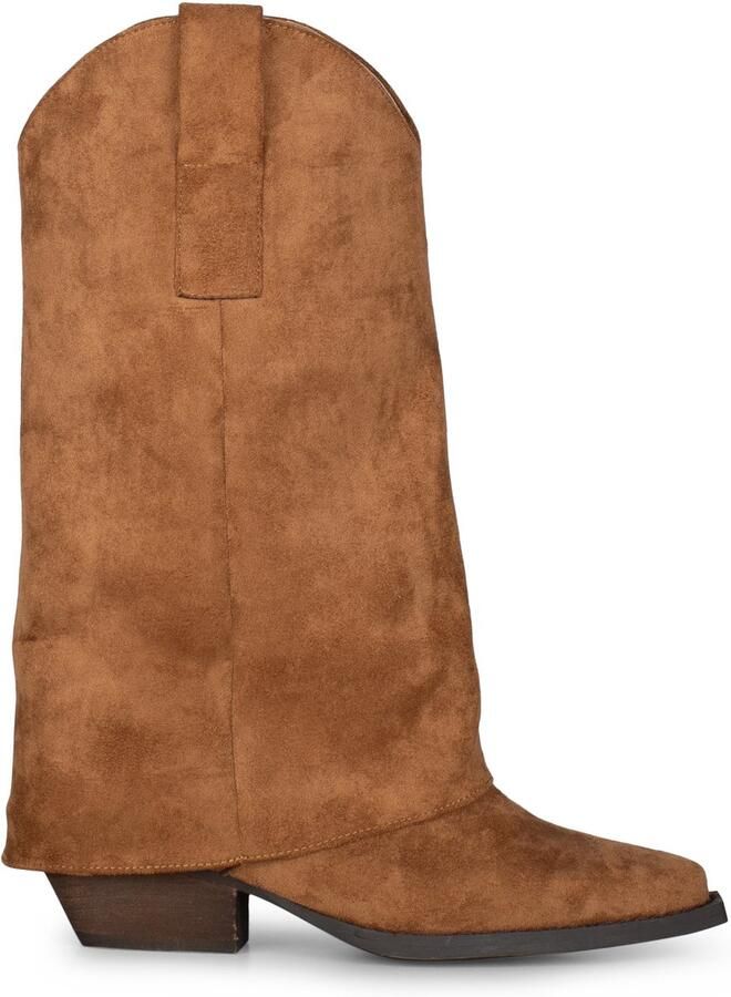 POSH by Poelman BLAIR Dames Laarzen Middel bruin