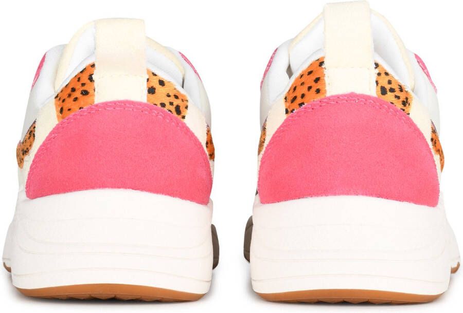 POSH by Poelman CAROCEL Dames Sneakers Beige met combinatie - Foto 4