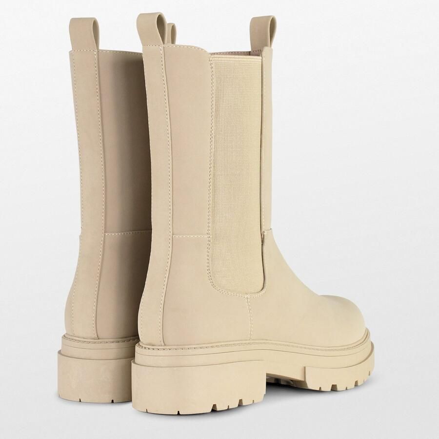 POSH by Poelman CHELLY Dames Chelsea Laarzen Beige - Foto 3