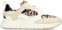 POSH by Poelman POSH by Poelman DamesSneakers Beige Imitatieleer Leopard - Thumbnail 2