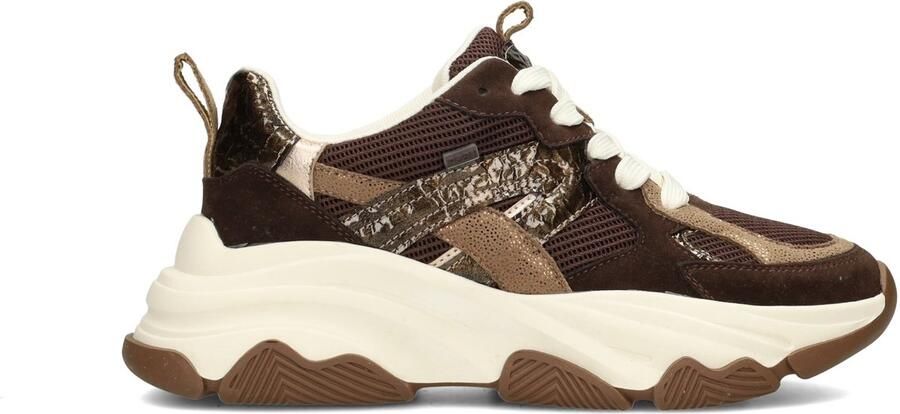 POSH by Poelman Gigi chunky sneakers bruin - Foto 4