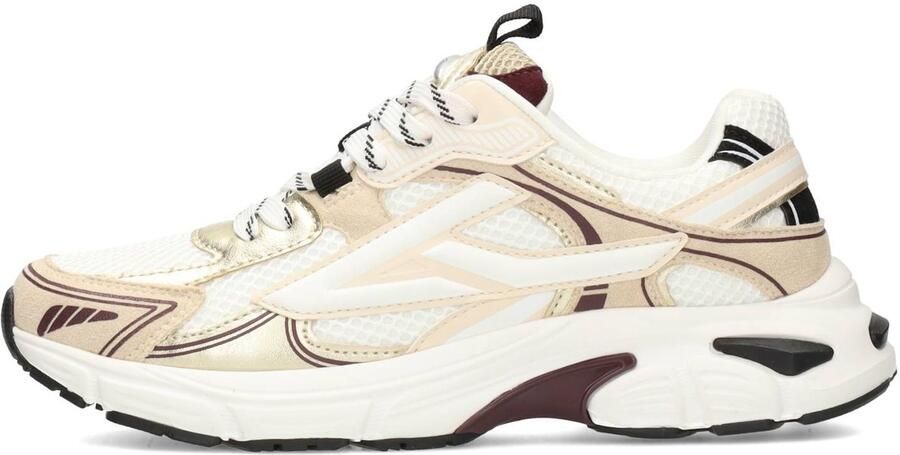 POSH by Poelman GINNY Dames Sneakers Beige met combinatie - Foto 5