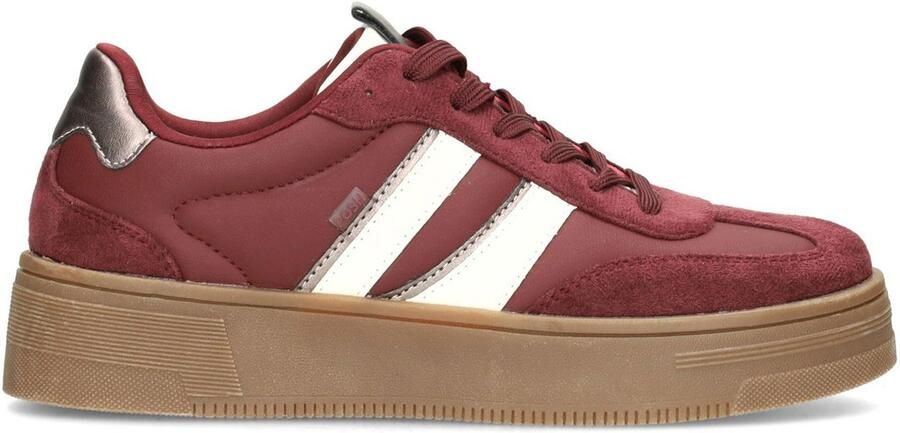POSH by Poelman Sneakers Lilly 51 Bordeaux Rood Off White - Foto 4