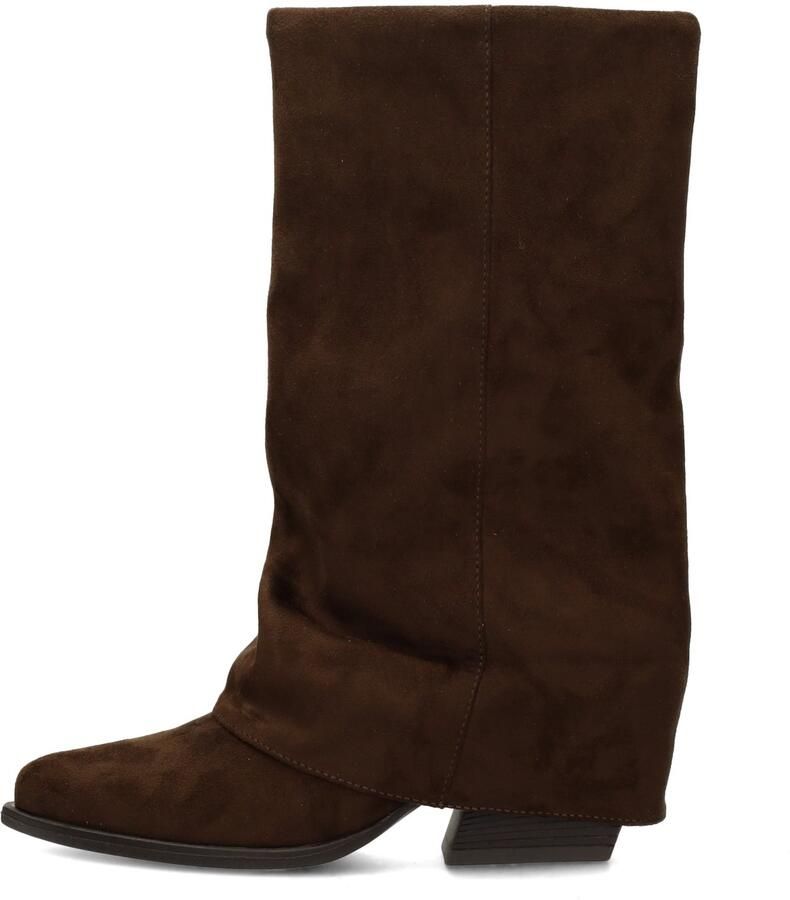 POSH by Poelman western suèdelook cowboy boots donkerbruin - Foto 4