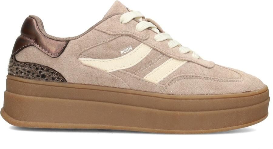 POSH by Poelman Sneakers Milly 22 Grijs Beige Bruin - Foto 4