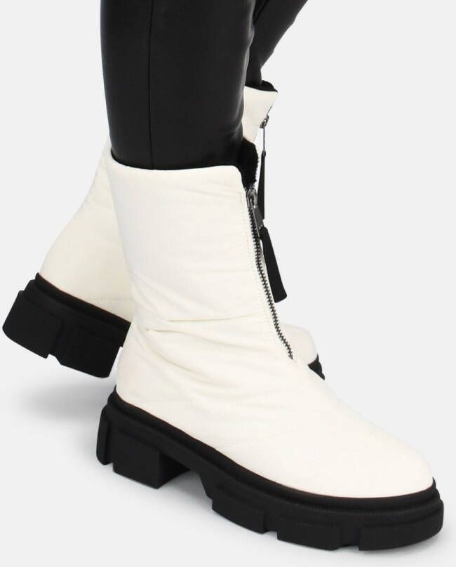 POSH by Poelman MOON Dames Enkel Laarzen Wit - Foto 3