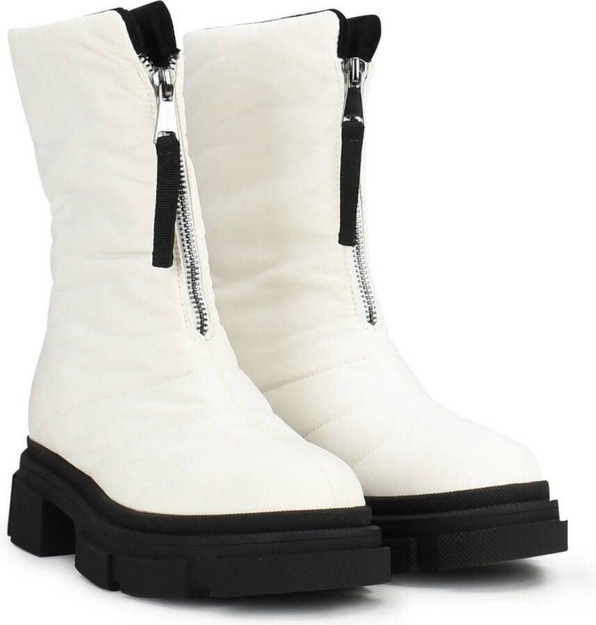 POSH by Poelman MOON Dames Enkel Laarzen Wit