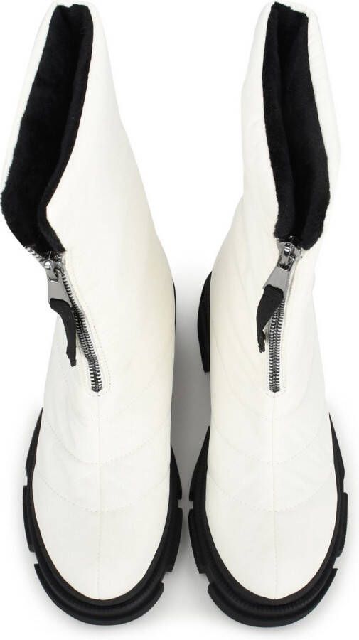 POSH by Poelman MOON Dames Enkel Laarzen Wit - Foto 4