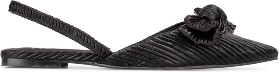 POSH by Poelman POSH by Poelman DamesPumps Slingbacks Zwart Synthetisch Instappers