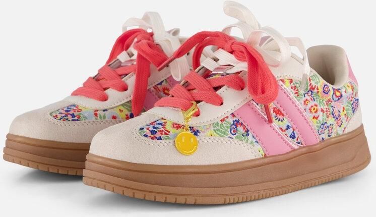 POSH by Poelman Posh Flower Sneakers beige Syntetisch Dames