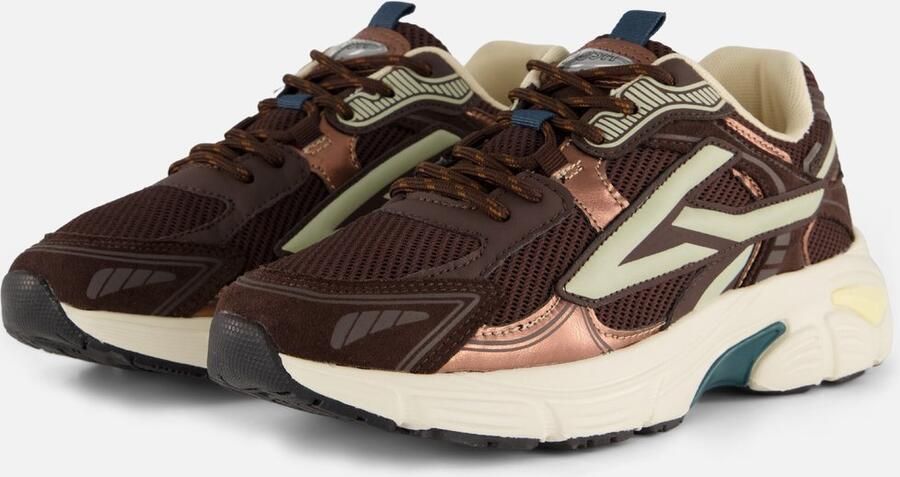 POSH by Poelman Posh Ginny Sneakers bruin brons Dames - Foto 4