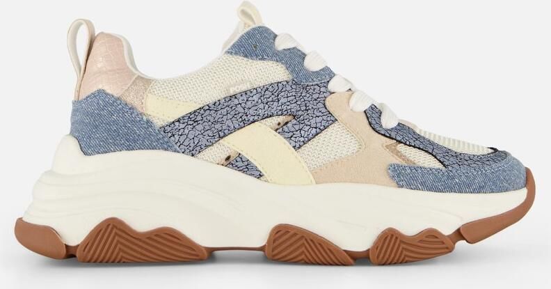 POSH by Poelman Posh Sneakers blauw Synthetisch Dames