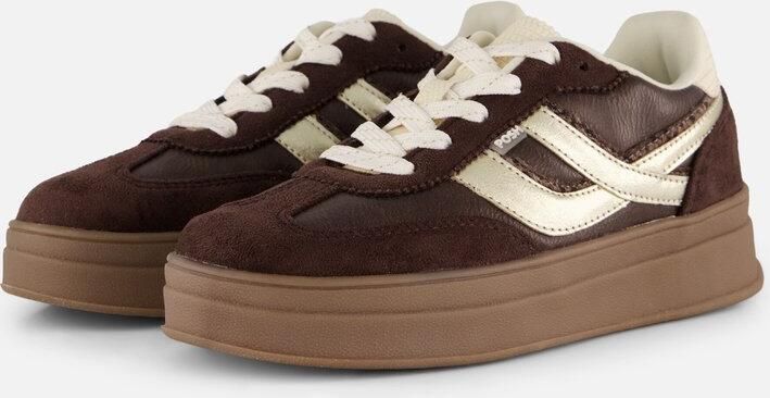 POSH by Poelman Posh sneakers Bruin et kraaltjes Dames