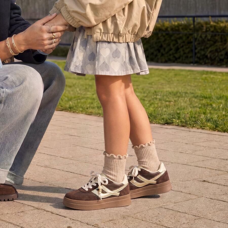 POSH by Poelman Posh sneakers Bruin et kraaltjes Dames - Foto 4