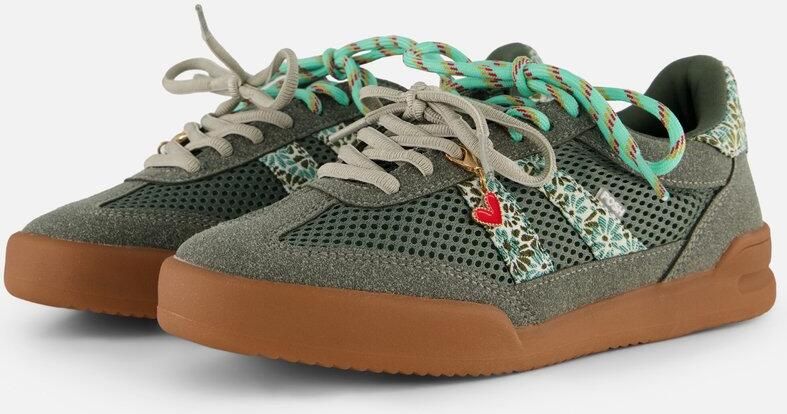 POSH by Poelman Posh Sneakers groen Synthetisch Dames