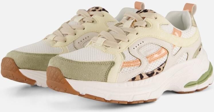 POSH by Poelman Posh Sneakers groen Synthetisch Dames