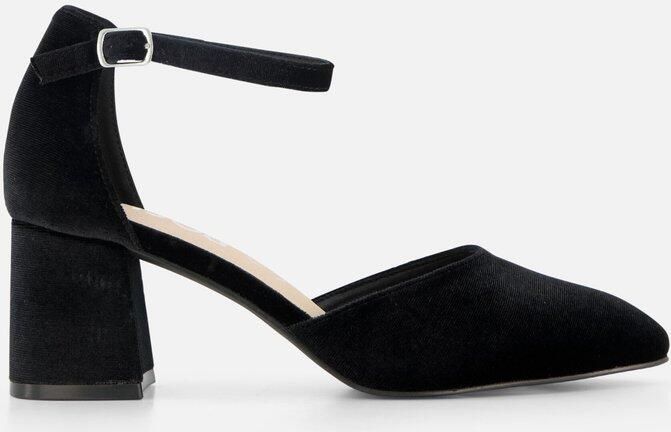 POSH by Poelman Pumps zwart Textiel Dames