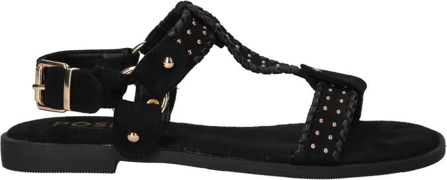 POSH by Poelman Sandalen Dames Zwart