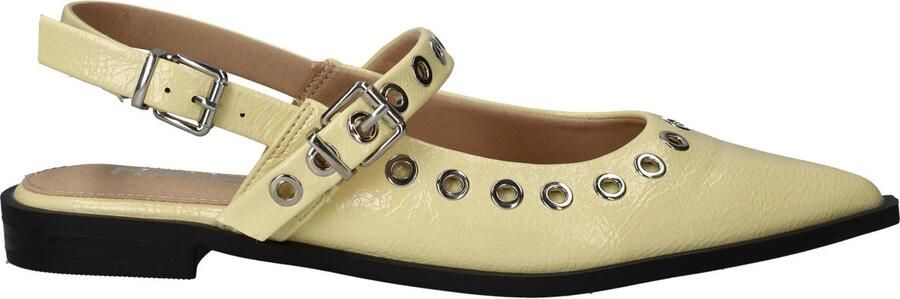 POSH by Poelman Sandalettes Dames Geel