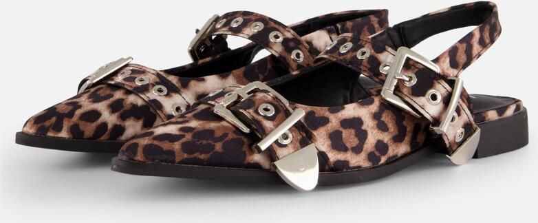 POSH by Poelman Slingbacks bruin Pu Dames